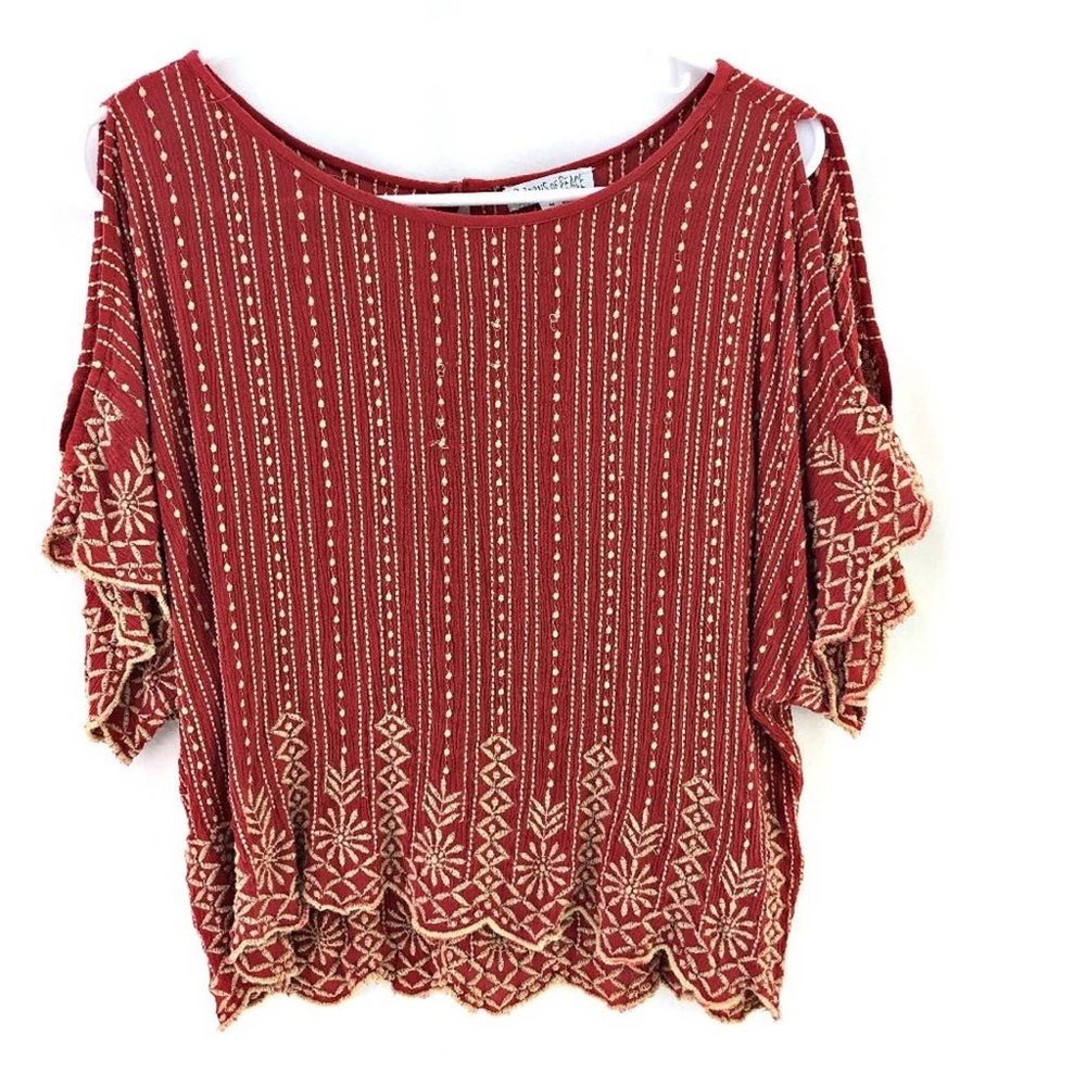 Patrons of Peace Cropped Blouse